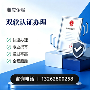 芜湖双软认证申报服务