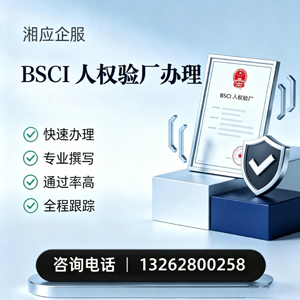 芜湖BSCI人权验厂申请服务