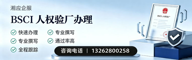 芜湖BSCI人权验厂申请服务